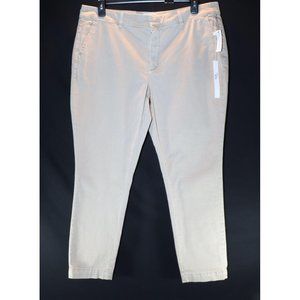 Caslon New Chino Pants Size 16 Tan